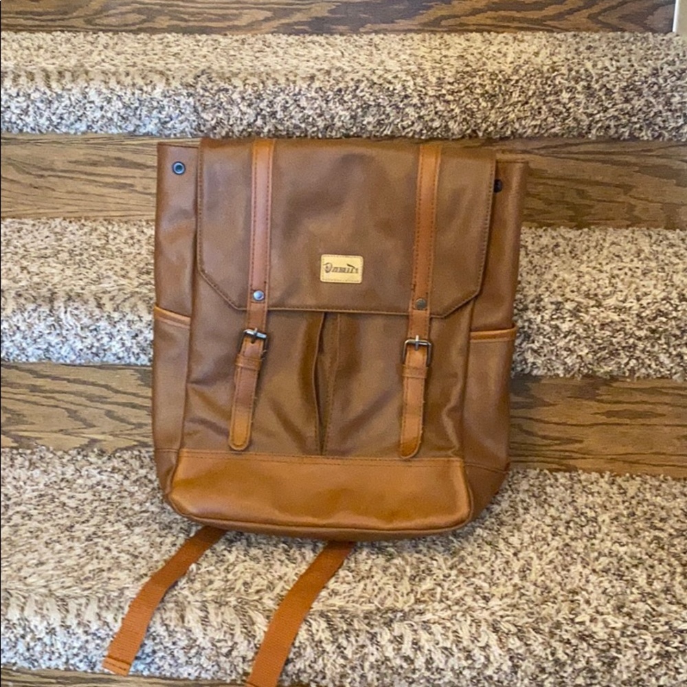 Vintage Leather Backpack